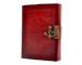 Handmade celtic cross leather journal diary and notebook